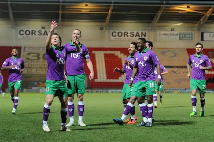 Framed Print : Bristol City's Luke Freeman Scores the Winning Goal Against Doncaster Rovers, Sky Bet League One, 2015