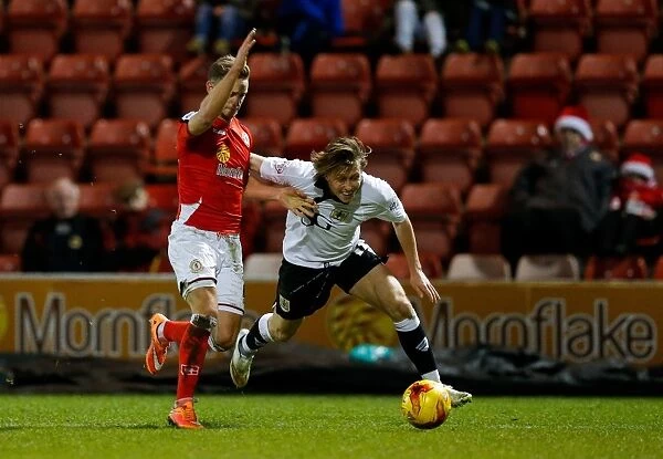 Bristol City's Luke Freeman vs. Crewe Alexandra's Liam Nolan: Intense Face-Off in Sky Bet League 1 Clash