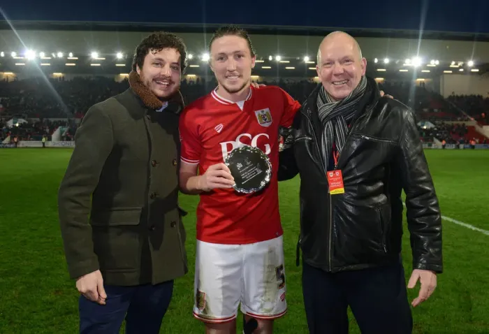 Framed Print : Bristol City's Man of the Match Honored against Middlesbrough, January 2016