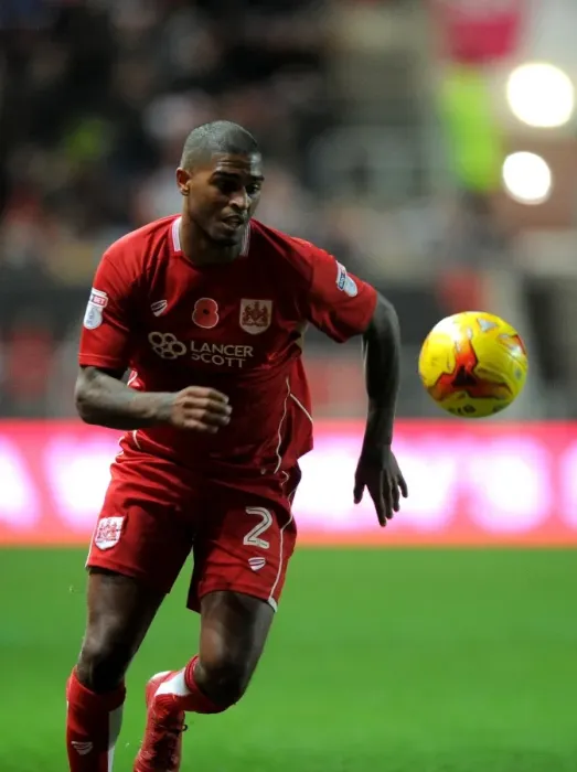 Framed Print : Bristol City's Mark Little in Action against Brighton & Hove Albion, Sky Bet Championship (Ashton Gate)
