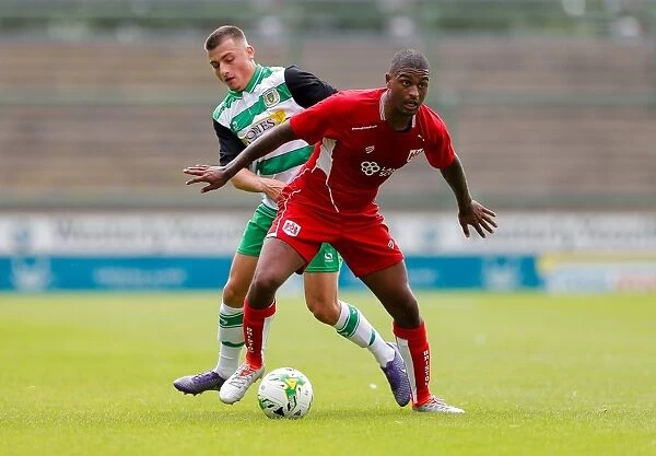 Bristol City's Mark Little in Action at Huish Park against Yeovil Town (16.07.2016)