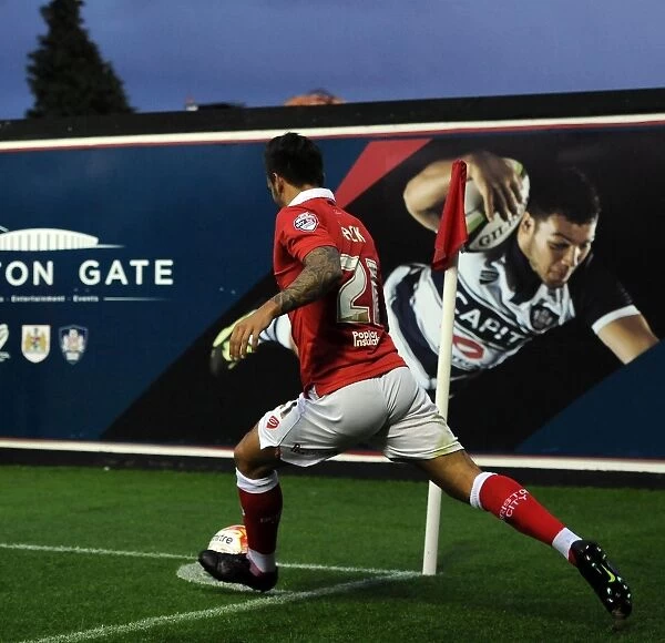 Bristol City's Marlon Pack in Action Against Leyton Orient, Sky Bet League One, 2014