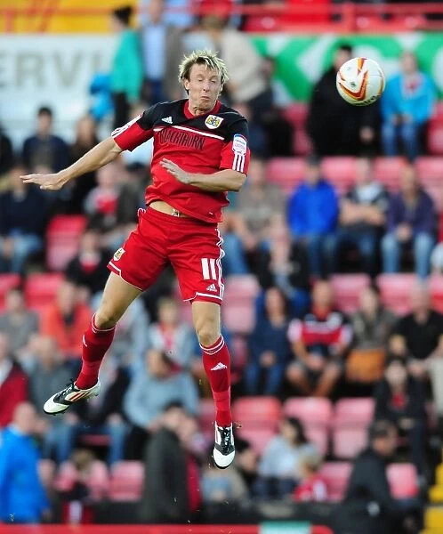 Bristol City's Martyn Woolford in Action Against Crystal Palace, Championship 2012