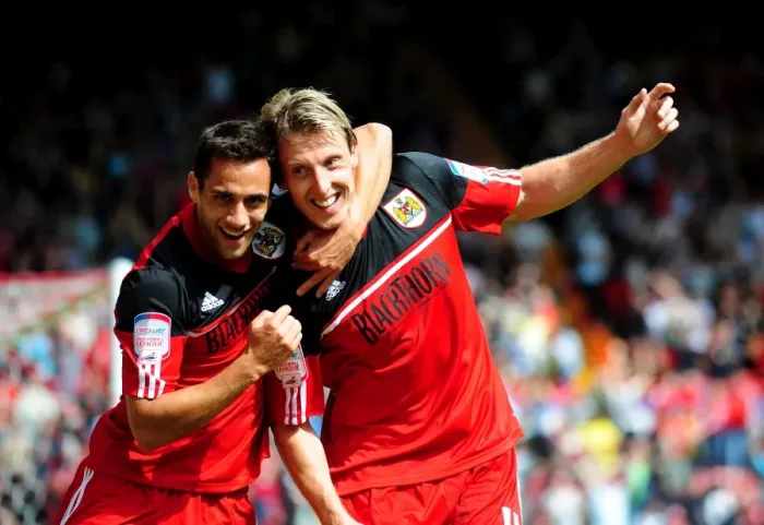 Framed Print : Bristol City's Martyn Woolford and Sam Baldock Celebrate Goals Against Cardiff City, 2012 Framed Print : Bristol City's Martyn Woolford and Sam Baldock Celebrate Goals Against Cardiff City, 2012