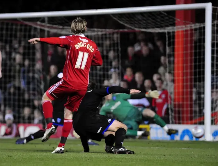 Framed Print : Bristol City's Martyn Woolford Thwarted by Jamie Ashdown: Championship Clash Between Bristol City and Portsmouth, 8th March 2011 Framed Print : Bristol City's Martyn Woolford Thwarted by Jamie Ashdown: Championship Clash Between Bristol City and Portsmouth, 8th March 2011