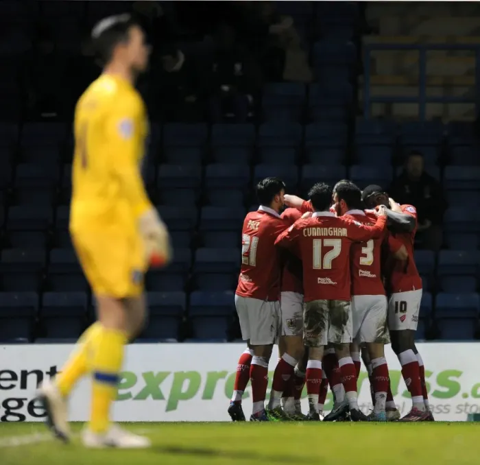 Framed Print : Bristol City's Matt Smith Celebrates Goal in Johnstone's Paint Trophy Area Final vs. Gillingham Framed Print : Bristol City's Matt Smith Celebrates Goal in Johnstone's Paint Trophy Area Final vs. Gillingham