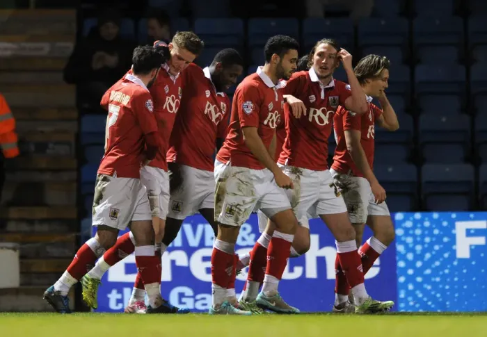 Framed Print : Bristol City's Matt Smith Nets Hat-trick: Gillingham vs. Bristol City, Johnstone's Paint Trophy Area Final (January 6, 2015) Framed Print : Bristol City's Matt Smith Nets Hat-trick: Gillingham vs. Bristol City, Johnstone's Paint Trophy Area Final (January 6, 2015)