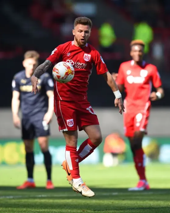 Framed Print : Bristol City's Matt Taylor in Action Against Barnsley, Sky Bet Championship 2017 Framed Print : Bristol City's Matt Taylor in Action Against Barnsley, Sky Bet Championship 2017