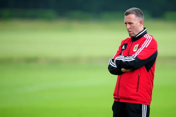 Framed Print : Bristol City's New Head of Recruitment, Brian Tinnion, at Pre-Season Training