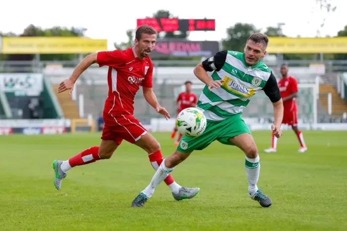 Framed Print : Bristol City's New Signing Gary O'Neil in Action vs. Yeovil Town (16.07.2016) Framed Print : Bristol City's New Signing Gary O'Neil in Action vs. Yeovil Town (16.07.2016)