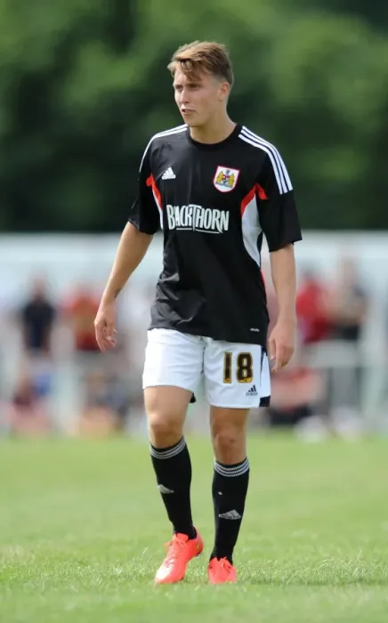 Framed Print : Bristol City's New Signing Luke Freeman in Action against Portishead Town, July 2014 Framed Print : Bristol City's New Signing Luke Freeman in Action against Portishead Town, July 2014