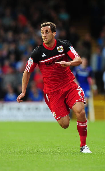 Bristol City's New Signing Sam Baldock in Action against Cardiff City, Championship 2012