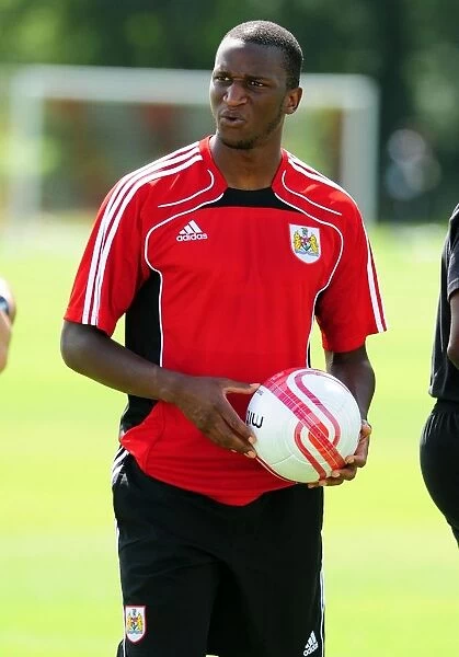 Bristol City's Newest Recruit, Kalifa Cisse, in Pre-Season Training