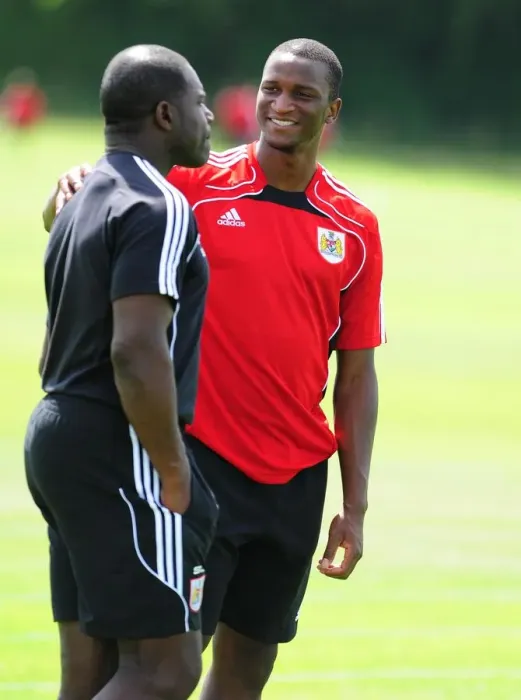 Framed Print : Bristol City's Newest Recruit, Kalifa Cisse, Gears Up for Pre-Season Training