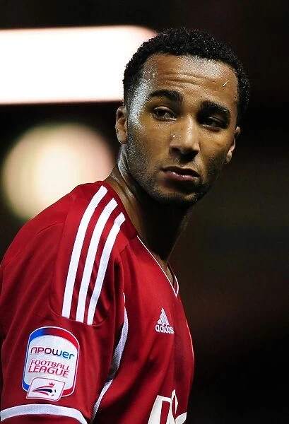 Bristol City's Nicky Maynard in Action against Reading in Championship Match at Ashton Gate Stadium (September 27, 2011) - Editorial Use Only