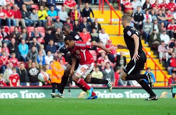 Bristol City's Nicky Maynard Fouls Called Into Question Against Peterborough United, 15th October 2011