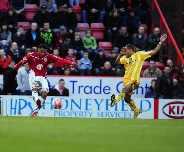 Framed Print : Bristol City's Nicky Maynard Scores Second Goal Against Newcastle United in 2010 Championship Match at Ashton Gate Stadium Framed Print : Bristol City's Nicky Maynard Scores Second Goal Against Newcastle United in 2010 Championship Match at Ashton Gate Stadium