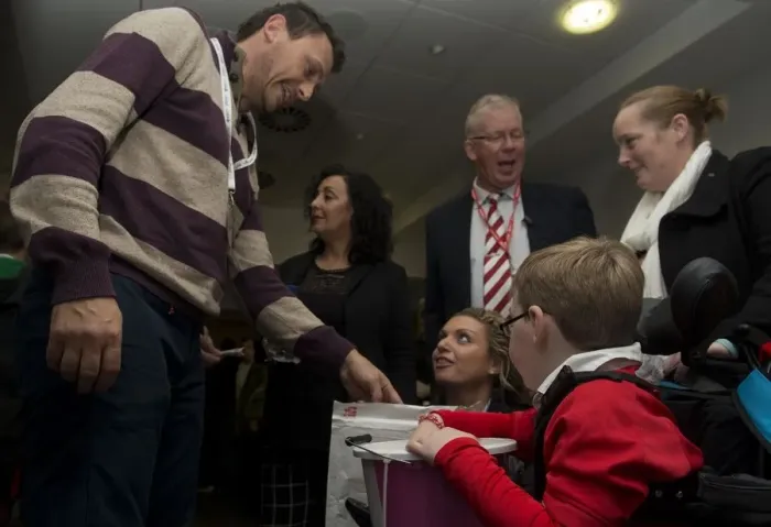 Framed Print : Bristol City's Oskar Pycroft Gathers Donations During Match vs Preston North End, November 2014 Framed Print : Bristol City's Oskar Pycroft Gathers Donations During Match vs Preston North End, November 2014
