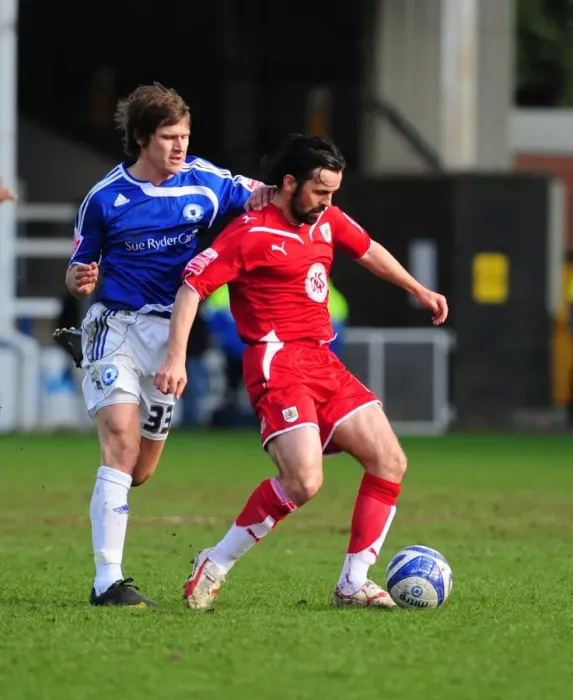 Framed Print : Bristol City's Paul Hartley Fouled by Josh Simpson during Peterborough vs. Bristol City Championship Match, 2010 Framed Print : Bristol City's Paul Hartley Fouled by Josh Simpson during Peterborough vs. Bristol City Championship Match, 2010