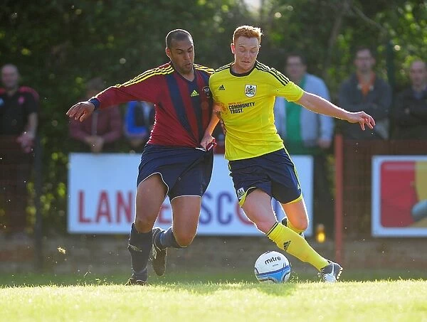 Bristol City's Ryan Taylor Faces Off Against Ashton and Backwell United Opponent in Pre-Season Friendly
