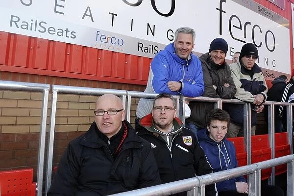 Bristol City's Safe Standing Rail Seats at Ashton Gate during Football Match