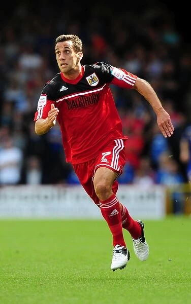 Bristol City's Sam Baldock in Action Against Cardiff City, Championship 2012