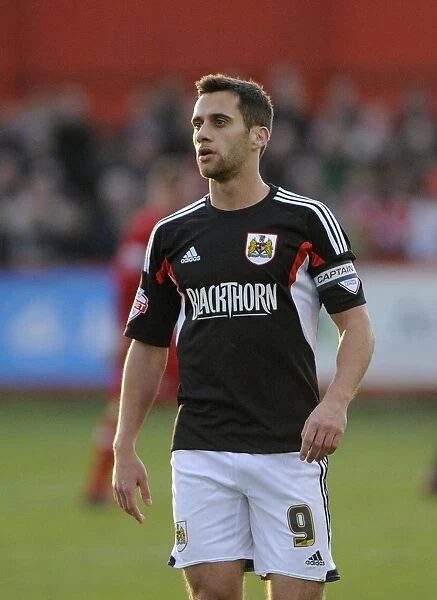 Bristol City's Sam Baldock in Action during FA Cup Second Round Clash at Tamworth, December 2013