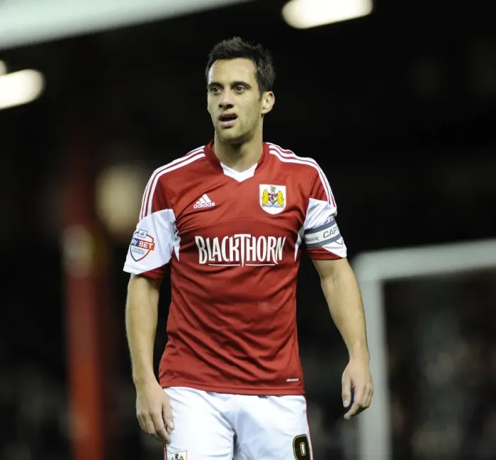 Framed Print : Bristol City's Sam Baldock in Action against Leyton Orient, Sky Bet League One, 2013