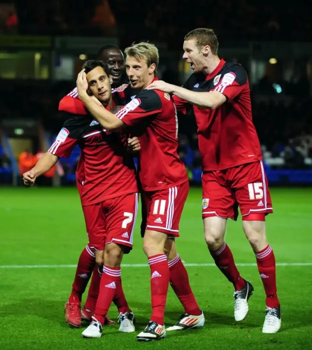 Framed Print : Bristol City's Sam Baldock Celebrates First Goal Against Peterborough United, Championship 2012 Framed Print : Bristol City's Sam Baldock Celebrates First Goal Against Peterborough United, Championship 2012
