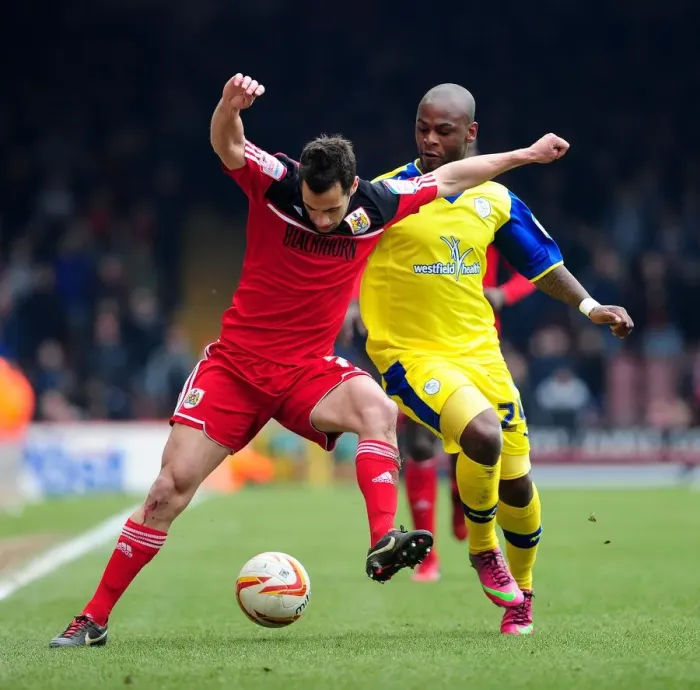 Framed Print : Bristol City's Sam Baldock Defends Against Leroy Lita's Challenge - Dougie Allward / JMP - April 1, 2013 - Football - Npower Championship - Ashton Gate Framed Print : Bristol City's Sam Baldock Defends Against Leroy Lita's Challenge - Dougie Allward / JMP - April 1, 2013 - Football - Npower Championship - Ashton Gate