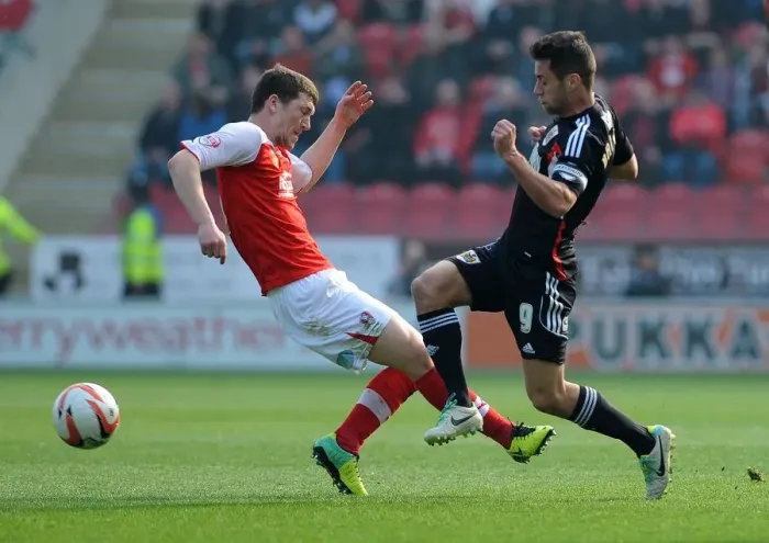 Framed Print : Bristol City's Sam Baldock Fights for Possession Against Rotherham United - Sky Bet League One, 2014 Framed Print : Bristol City's Sam Baldock Fights for Possession Against Rotherham United - Sky Bet League One, 2014