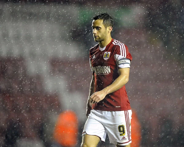 Bristol City's Sam Baldock Looks Disappointed After Loss to Rotherham United
