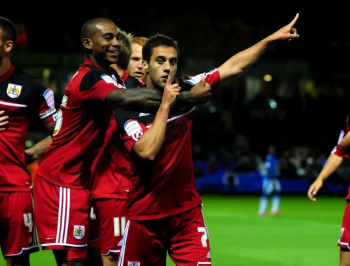 Framed Print : Bristol City's Sam Baldock Scores First Goal vs. Peterborough United Framed Print : Bristol City's Sam Baldock Scores First Goal vs. Peterborough United