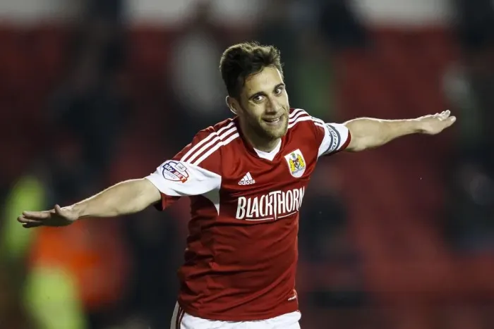 Framed Print : Bristol City's Sam Baldock Scores Third Goal, Securing a 3-0 Lead Against Port Vale in Sky Bet League One Match, March 2014 Framed Print : Bristol City's Sam Baldock Scores Third Goal, Securing a 3-0 Lead Against Port Vale in Sky Bet League One Match, March 2014