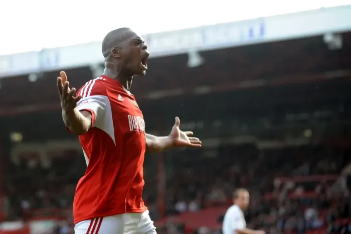Framed Print : Bristol City's Sam Baldock Scores the Goal: Marlon Harewood Celebrates, Sky Bet League One, Ashton Gate