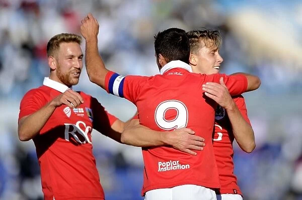 Bristol City's Sam Baldock Scores the Winning Goal: Extension Gunners vs. Bristol City, 2014