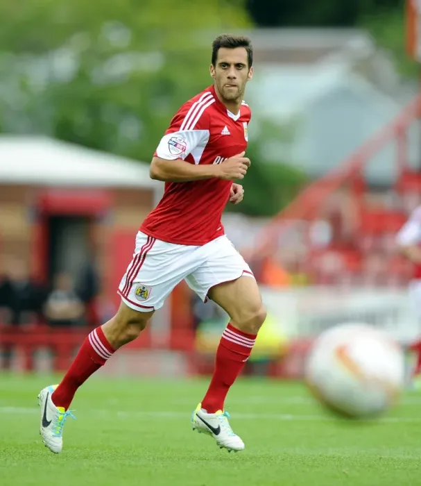 Framed Print : Bristol City's Sam Baldock Scores Against Wolves in Sky Bet League One Match at Ashton Gate, 2013