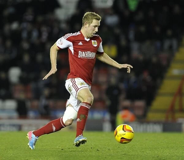 Bristol City's Scott Wagstaff in Action Against Leyton Orient, Sky Bet League One, 2013