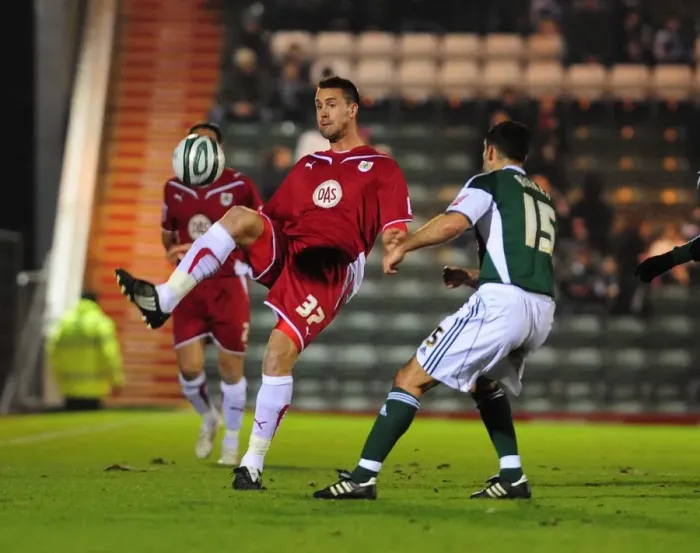Framed Print : Bristol City's Stefan Maierhofer in Action: Championship Clash against Plymouth Argyle, March 16, 2010 Framed Print : Bristol City's Stefan Maierhofer in Action: Championship Clash against Plymouth Argyle, March 16, 2010