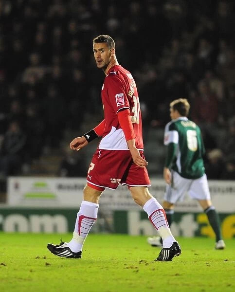 Bristol City's Stefan Maierhofer in Action against Plymouth Argyle, Championship Match, Home Park, 16th March 2010