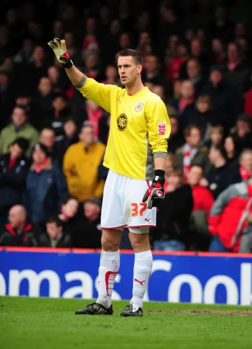 Framed Print : Bristol City's Stefan Maierhofer: Emergency Goalkeeper in Championship Clash vs. Nottingham Forest (03 / 04 / 2010) Framed Print : Bristol City's Stefan Maierhofer: Emergency Goalkeeper in Championship Clash vs. Nottingham Forest (03 / 04 / 2010)