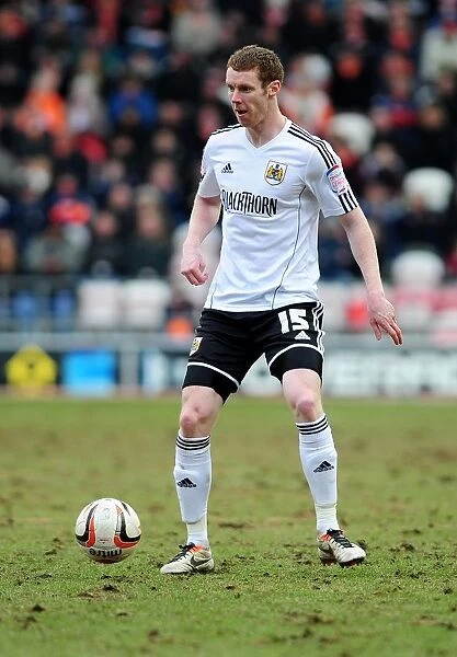 Bristol City's Stephen Pearson in Action against Blackpool, Npower Championship (02.03.2013)