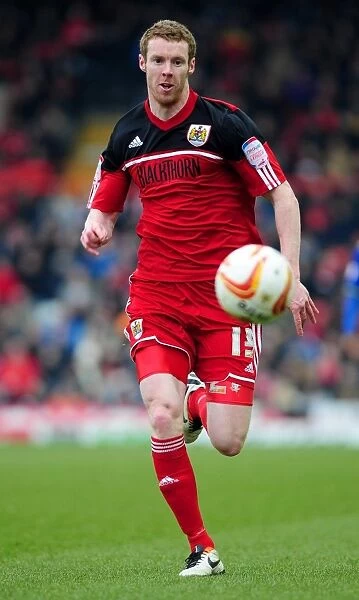 Bristol City's Stephen Pearson in Action during the Npower Championship Match against Sheffield Wednesday