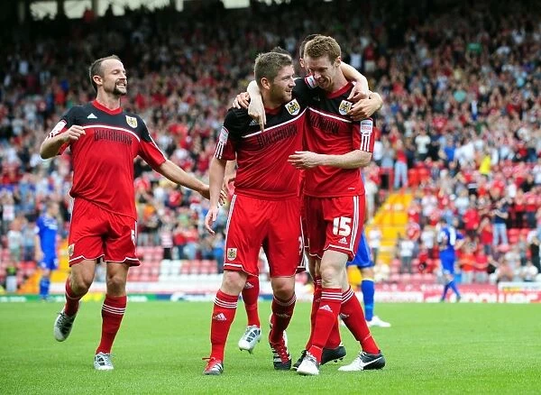 Bristol City's Stephen Pearson Nets First Goal Against Cardiff City in 2012 Championship Match