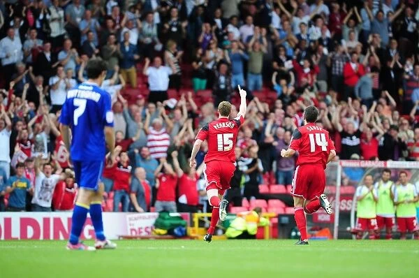Bristol City's Stephen Pearson Scores Dramatic Goal Against Cardiff City at Ashton Gate Stadium