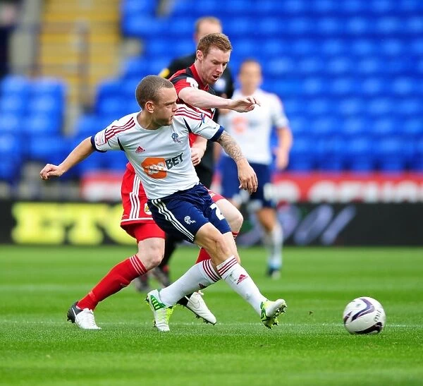 Bristol City's Stephen Pearson vs. Jay Sterling Clash in Championship Match, 2012