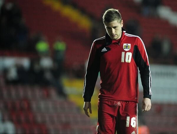 Bristol City's Steven Davies in Despair: Relegation Heartbreak vs Birmingham City (April 16, 2013)
