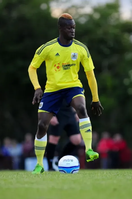 Framed Print : Bristol City's Toby Ajala in Action during Pre-Season Friendly Framed Print : Bristol City's Toby Ajala in Action during Pre-Season Friendly