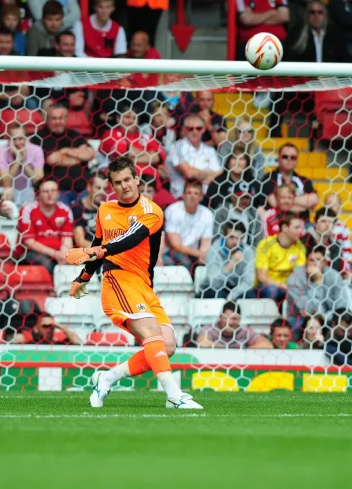 Framed Print : Bristol City's Tom Heaton Saves in Louis Carey Testimonial Match vs. Bristol Rovers (August 4, 2012) Framed Print : Bristol City's Tom Heaton Saves in Louis Carey Testimonial Match vs. Bristol Rovers (August 4, 2012)