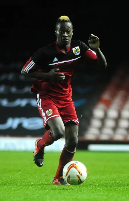 Framed Print : Bristol City's Tony Ajala in Action during Bristol City U21s vs Millwall U21s, Professional Development League 2, October 2012
